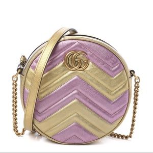 Gucci metallic gg limited edition bag!